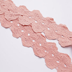 Кружево/Хлопок/К7078 персиковый