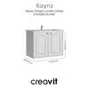 Creavit KY0080.01.MBY Тумба с раковиной