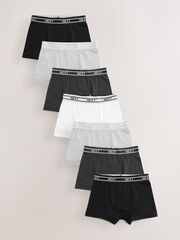 Трусы для мальчика Next AA7-498, 7 шт., Серый, Черный, Белый
