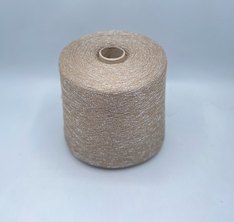 Industria Italiana (пр.Италия),art- Frizzante 3500 м/100гр, 70%Вискоза, 15%Металлик(Люрекс), 15%Полиамид, цвет-Латте(793/901). арт-35960