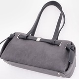 Сумка Саломея 2032 македония серый + черный