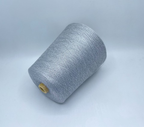 E.Miroglio (пр.Италия),art-Dianalux 2/40 2000 м/100гр, 80%Вискоза 11%Полиэстер(металлик) 9%Полиамид, цвет- Серый+люрекс арт.36785