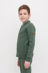 жакет  для мальчика  КР 302545/лесной мох к496