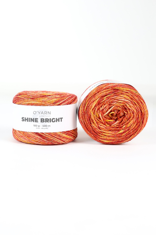 Пряжа O’YARN SHINE BRIGHT секционная, 500г