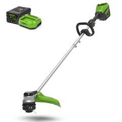 Триммер Greenworks GD60LTK4 60V (40 см) аккумуляторный, с АКБ 4 А/ч и ЗУ