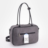 Сумка Саломея 210 македония серый + черный