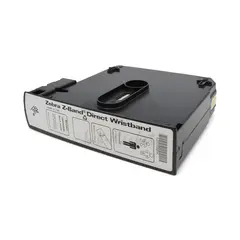 Zebra Wristband, Polypropylene, 1x11in (25.4x279.4mm); Direct thermal, Z-Band Direct, Adhesive closure, HC100 cartridge, 200/roll, 6/box, Red