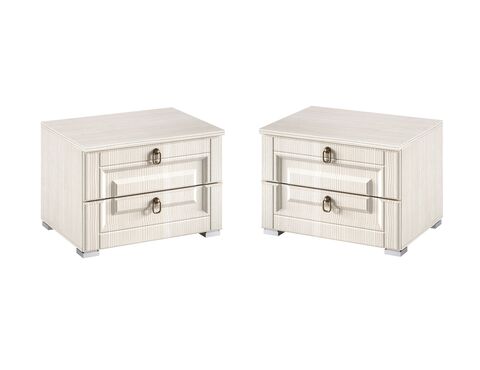 Тумба Престиж-1 (комплект тумб 2 шт.) Сандал светлый