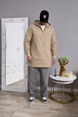 Ветровка-плащ мужская "HN-13" бежевый