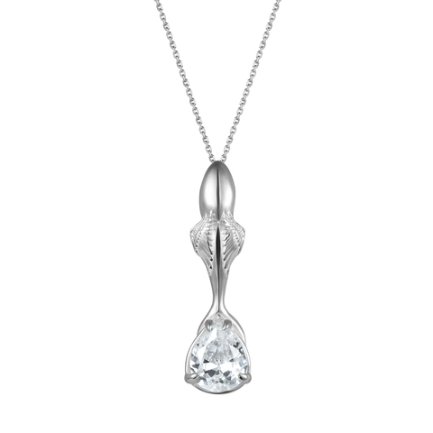 SRN Подвеска Shark (white stone)