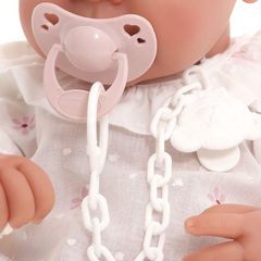 Munecas Antonio Juan Кукла младенец Лайа в розовом, 42 см, винил (50157)