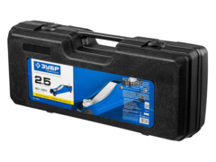 ЗУБР Т-65, 2.5 т, 90 - 360 мм, подкатной домкрат с низким подхватом и поворотной ручкой в кейсе, Профессионал (43057-2.5-K)