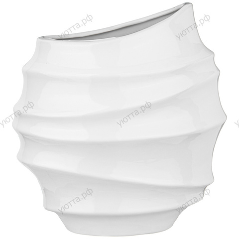 Ваза Lefard Gold&White (Высота - 26 см) - Белый - купить