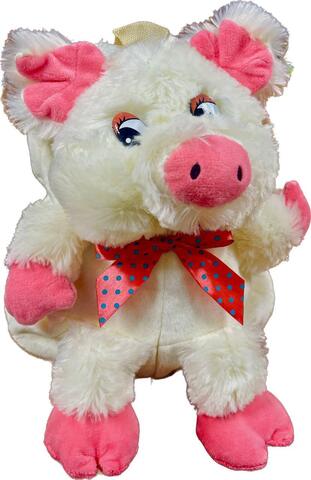 Рюкзак Пушистая Хрюшка с Бантиком