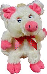 Рюкзак Пушистая Хрюшка с Бантиком