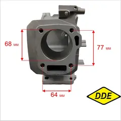 Цилиндр (блок двигателя) DDE 168F для инверторных генераторов, 196 см.куб
