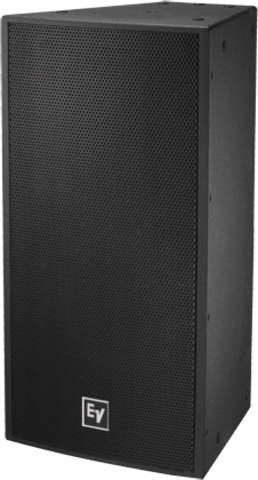 Electro-Voice EVF-1122D/64-FGB двухполосная акустическая система, 12'/3', 8Ом, 600/2400Вт, 60x40, цвет черный, покрытие полимер