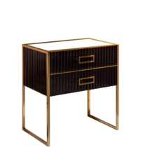 Boheme Monaco 867-080-BG Тумба, цвет: черный глянец, золото фото