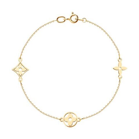 051546 - Браслет MONOGRAM из золота 585 пробы с подвесками в стиле LV