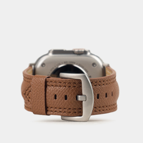 Ремешок для Apple Watch Ultra 49mm из кожи сафьяно, цвета карамель