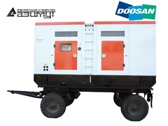 Дизельный генератор Азимут ЭД-600-Т400-2РПМ17 Doosan на шасси в капоте с автозапуском