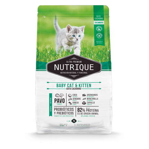 Сухой корм Vitalcan Nutrique Baby cat & kitten с индейкой, для котят, 350 г.