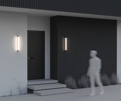 Уличный настенный светодиодный светильник Maytoni Rounge O482WL-L16B3K