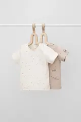 фуфайка для новорожденных  К 302522-2уп/паровозики,свет звезд