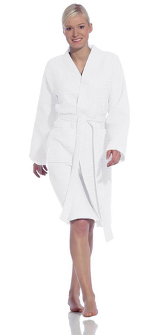 Халат вафельный Vossen Rom white