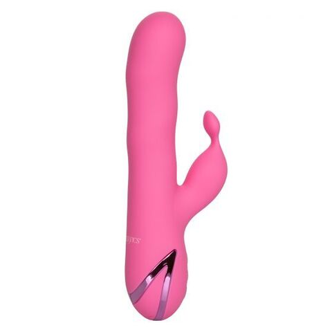 Розовый вибратор-кролик с волновым движением ствола Santa Barbara Surfer - 24 см. - California Exotic Novelties California Dreaming SE-4350-65-3