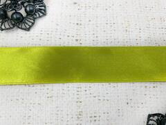 Лента атласная, ш. 2,5 см, светлая оливка