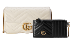 Мини-сумка Gucci GG Marmont белый