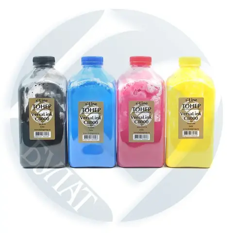 Тонер с девелопером БУЛАТ s-Line VersaLink C8000 для Xerox VersaLink C8000 (Голубой, банка 260 г)