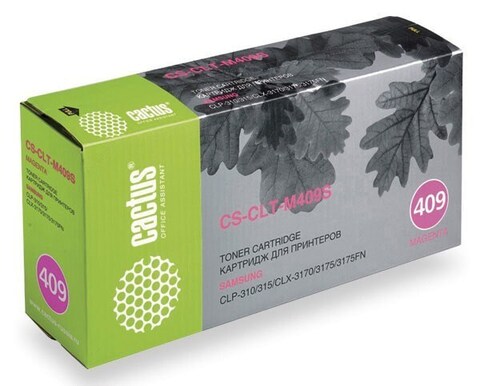 Картридж лазерный Cactus CS-CLT-M409S CLT-M409S пурпурный (1000стр.) для Samsung CLP-310, 315, CLX-3170, 3175, 3175FN