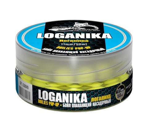 Бойлы насадочные плавающие Sonik Baits LOGANIKA Fluo Pop-ups 11мм 50мл (Логаника)