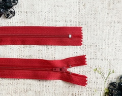 Молния брючная автомат, L 20 см, Т3, красный