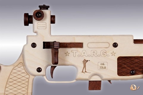 Винтовка BIATHLON от TARG - деревянный конструктор, сборная модель оружия, 3d пазл