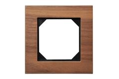 Рамка Одноместная Орех (Универсальный Монтаж) LIREGUS EPSILON