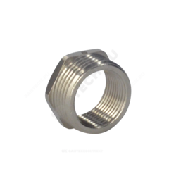 Футорка латунь никель Ду 20х15 (3/4"х1/2") НР/ВР SantechSystems