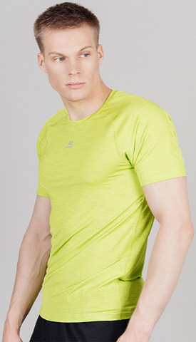 Элитная футболка Nordski Pro Lime Green мужская