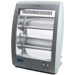 Обогреватель кварцевый 0,8 кВт 295*115*385 мм 2 реж прямоугольный серый Baizheng (1/10)