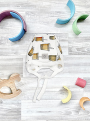 Утеплённый чепчик Mjölk Стаканчики