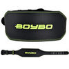 Пояс тяжелоатлетический BoyBo Premium Кожа черно-зеленый