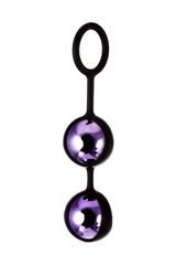 Фиолетово-черная вагинальные шарики TOYFA A-toys - 