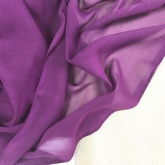 Шифон шелковый фиолетовый 1139