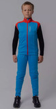 Детский разминочный жилет Nordski Jr.Premium Blue-Red