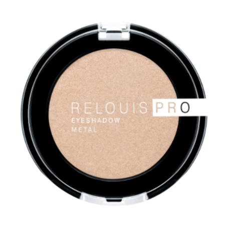 RELOUIS Тени Pro Eyeshadow Metal тон 53, oh my gold