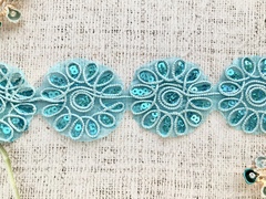 Тесьма термоцветы, ш. 6 см.