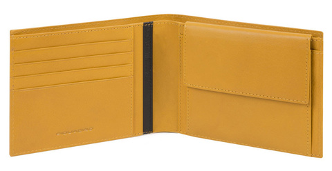 Кошелек мужской Piquadro Bios, желтый, нейлон (PU257BIO/G)