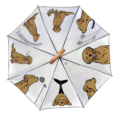 Зонт "Веселые Голдены"